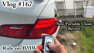 Ride In My Bmw New Portable Closet Review Vlog