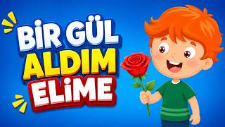 Bi̇r Gül Aldim Eli̇me 🌹 Eğlenceli Çocuk İlahisi & Şarkısı Peygamber Sevgisi