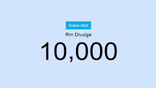 10 Mil Inscritos Rm Divulga