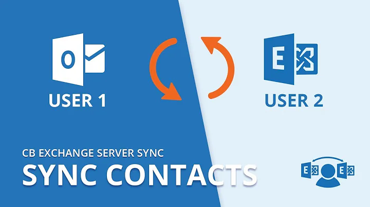 How to synchronize Contacts between different Outlook accounts