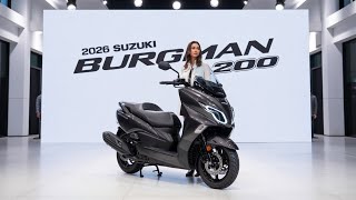 2026 Suzuki Burgman 200 Is HERE! Luxury Scooter with Big Power & Smart Features 😱