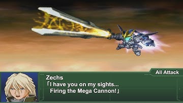 [ENG Sub]Super Robot Wars Alpha 3 - Tallgeese III Attacks | 第3次スパロボα - トールギスIII 全武装