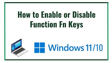 How to Enable or Disable Function Fn Keys in Windows 11/10 | Fix Functions Keys Not Working