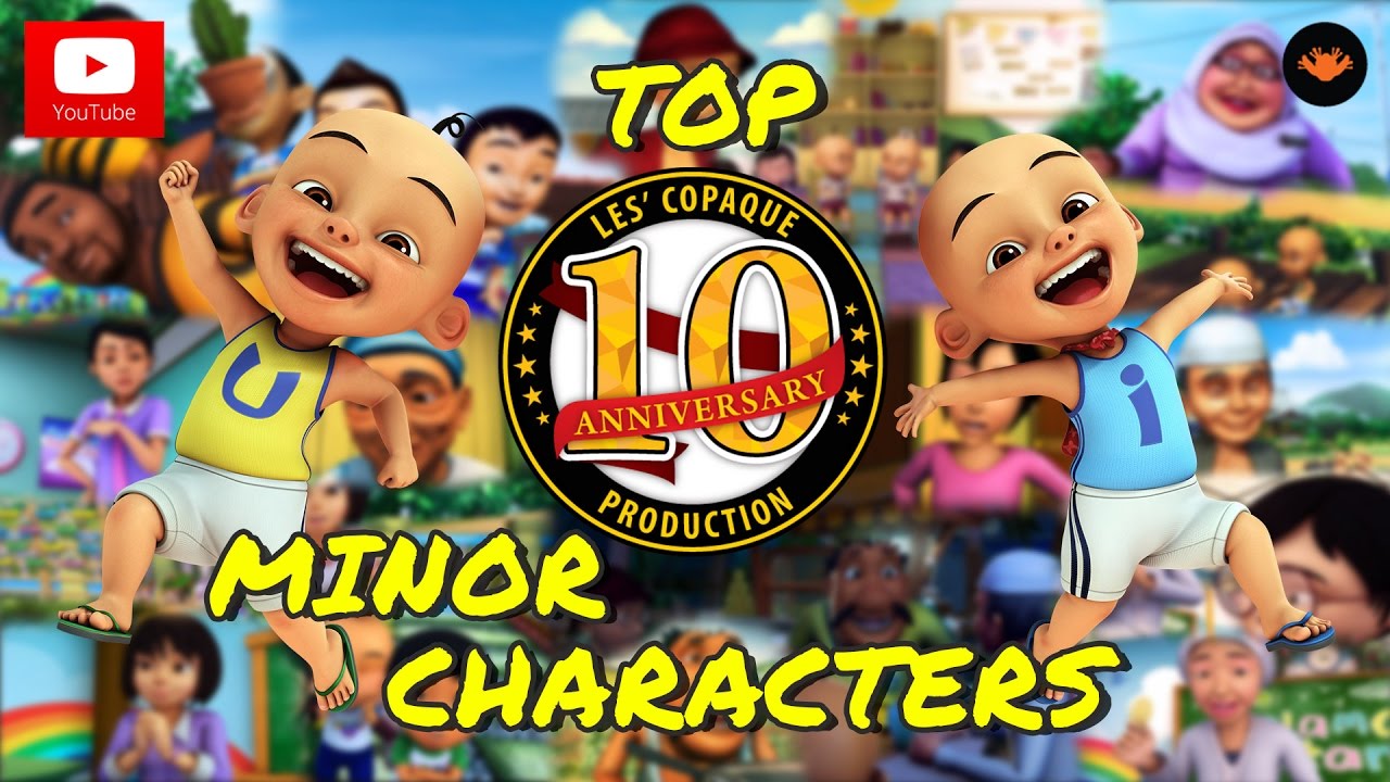 Upin & Ipin Top 10 - Minor Characters from Upin & Ipin Series - YouTube