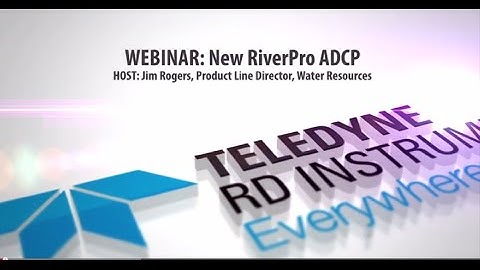 Teledyne RDI RiverPro ADCP Introduction