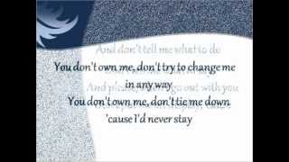 Lesley Gore - You Don't Own Me (lyrics) chords