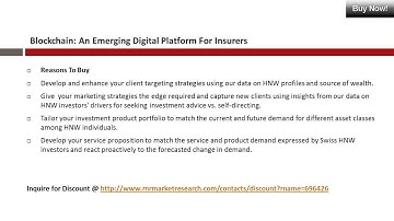 Blockchain An Emerging Digital Platform for Insurers
