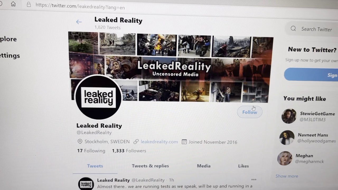 LeakedReality LeakReality.com website down. Censored. 1/13-1/14/21 2