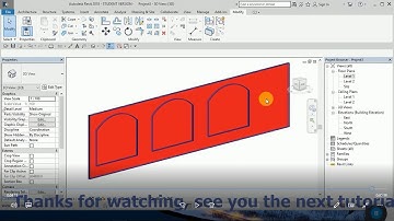 Void extrusion for beginner - Revit tutorial