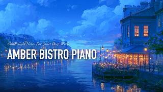 Relaxing Focus Music – Calm Anime Piano for Study & Work | Amber Bistro Piano screenshot 4