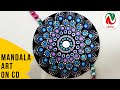 Mandala Art on CD | Mandala Art For Beginners | How To Paint Dot Mandalas on CD | Niviz Crafts Ep 70