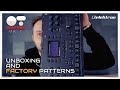 ELEKTRON OCTATRACK MK2 BLACK - UNBOXING AND FACTORY PATTERNS   (4K)