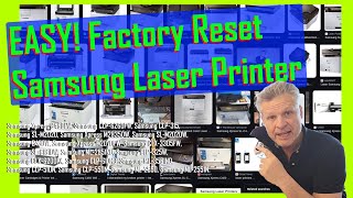 EASY! Factory Reset a Samsung Printer C460