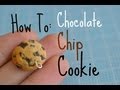 How To: Polymer Clay Chocolate Chip Cookie!＼(^ω^＼)