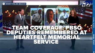 Team coverage: PBSO deputies remembered at heartfelt memorial service