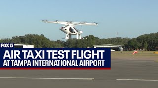 Tampa International Airport hosts first ever air taxi test flight in Florida