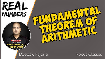 Fundamental Theorem of Arithmetic | Theorem-1.2 | Real Numbers Class 10 Maths Chapter-1