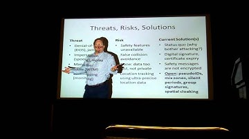 Threats in Vehicle-to-vehicle (V2V) Communication, Bsides Detroit 2014