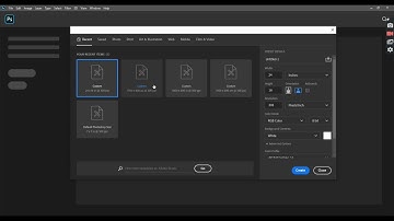 How to create new file in photoshop if it is not working