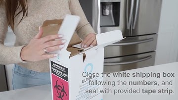 How the Syringe UltiGuard Safe Pack Sharps Container & Mail-Back Disposal Kit works