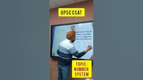 #crackCSAT - Trick to Solve Number System Question