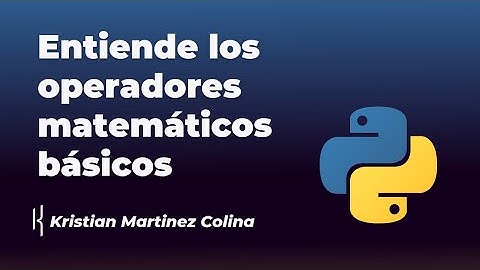 Operadores aritméticos matemáticos básicos en Python #estudiantes
