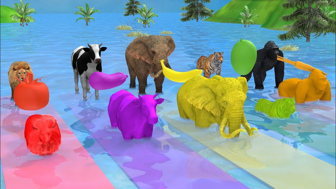 animal fountains game best game YouTube
