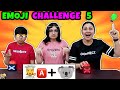 EMOJI CHALLENGE 5 | Funny Family Challenge | Girls vs Boys | Aayu and Pihu Show