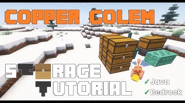 The EASIEST Copper Golem Multi-Item Sorter TUTORIAL!
