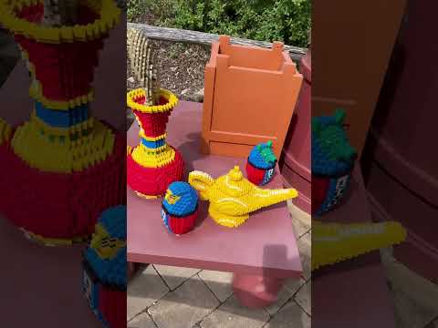 Лего змеи, джин, лампа в Леголенде. #lego #животные #snake #shorts #lamp