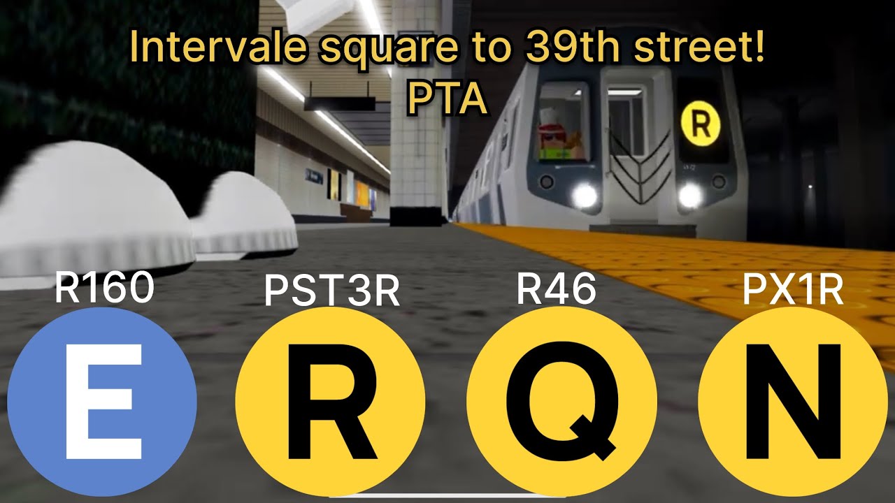 Ride the E/R/Q/N trains with Mr cake!