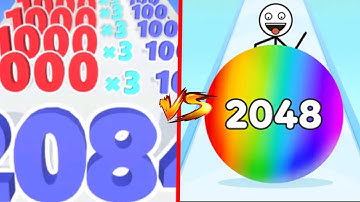 Happy cubes 2048 🆚 Number master run and merge New Update Gameplay walkthrough