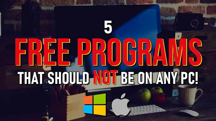 5 FREE PROGRAMS That Should NEVER Be On ANY PC!