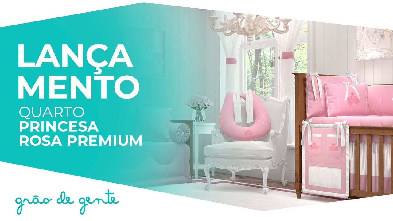 Quarto de Bebê Princesa Rosa Premium - Grão de Gente gravidez medicina