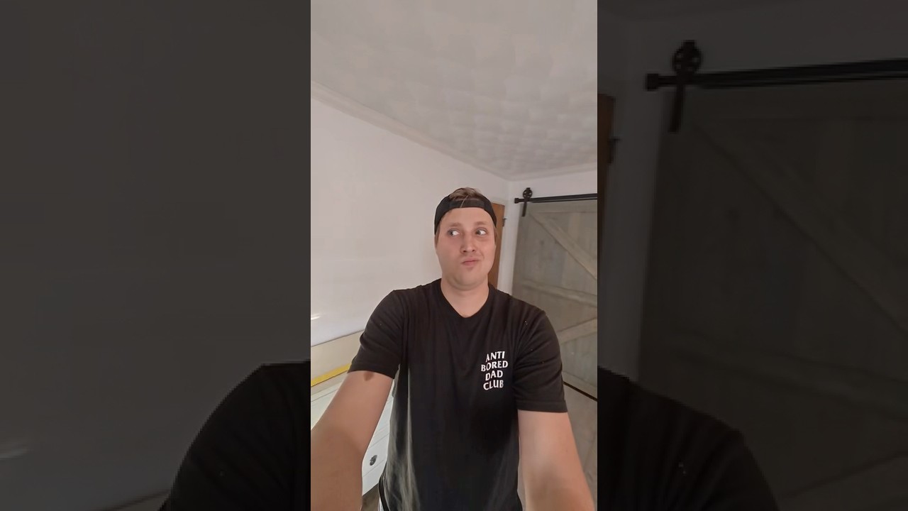 My wife’s been asking for this all year… so I finally started 😅🎄 #renovation #dadlife