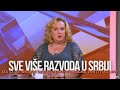 Porazavajuca statistika - Povecaj broj razvoda u Srbiji, pogotovo medju mladjim parovima - Zasto?!