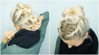 SCHAL FRISUREN 3.0  drehen und knoten | OlesjasWelt