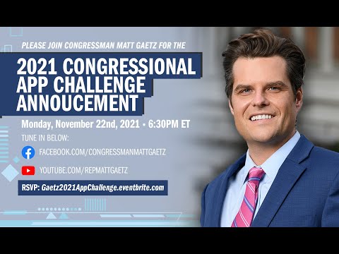 2021 Congressional App Challenge Announcement