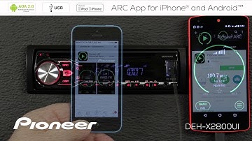 How To - DEH-X2800UI - ARC App for iPhone and Android