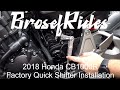 2018 Honda CB1000R Quick Shifter Installation