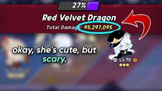 MILKY WAY COOKIE DESTROYS RED VELVET DRAGON!? (Cookie Run: Kingdom Guild Battle)