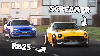 INSANE Datsun 280Z with a Skyline Engine SHUTS DOWN the GTRs!