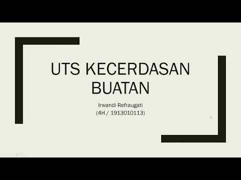 UTS KECERDASAN BUATAN SMT4