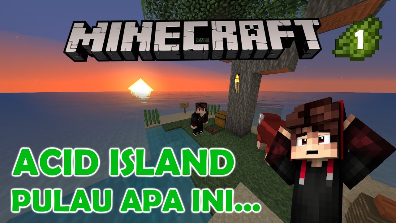 [🔴LIVE] Memulai kehidupan baru ACID ISLAND di Server Mabar Minecraft ...
