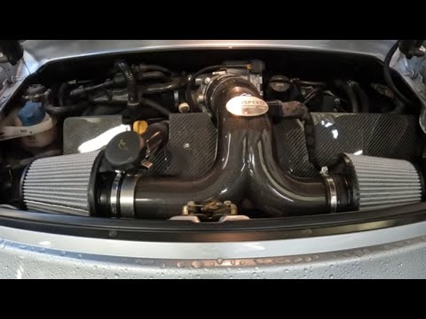 Porsche 911 996 Air Intake Comparison - Fabspeed Carbon  Vs 997.1 Vs Stock 996 Air Intakes.