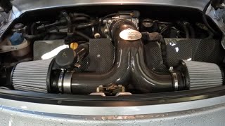 Porsche 911 996 Air Intake Comparison - Fabspeed Carbon  Vs 997.1 Vs Stock 996 Air Intakes.