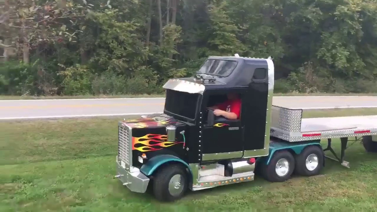 kid semi truck - YouTube