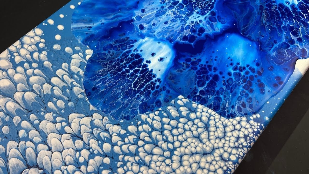 Amazing Dutch Pour Combined with Pearl Pour Technique ~ Acrylic Pouring ...