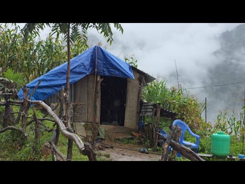 This Is Himalyan Nepali Mountain Village Life Heavy Rainy Day |Naturelly Village Dacumentary Video |