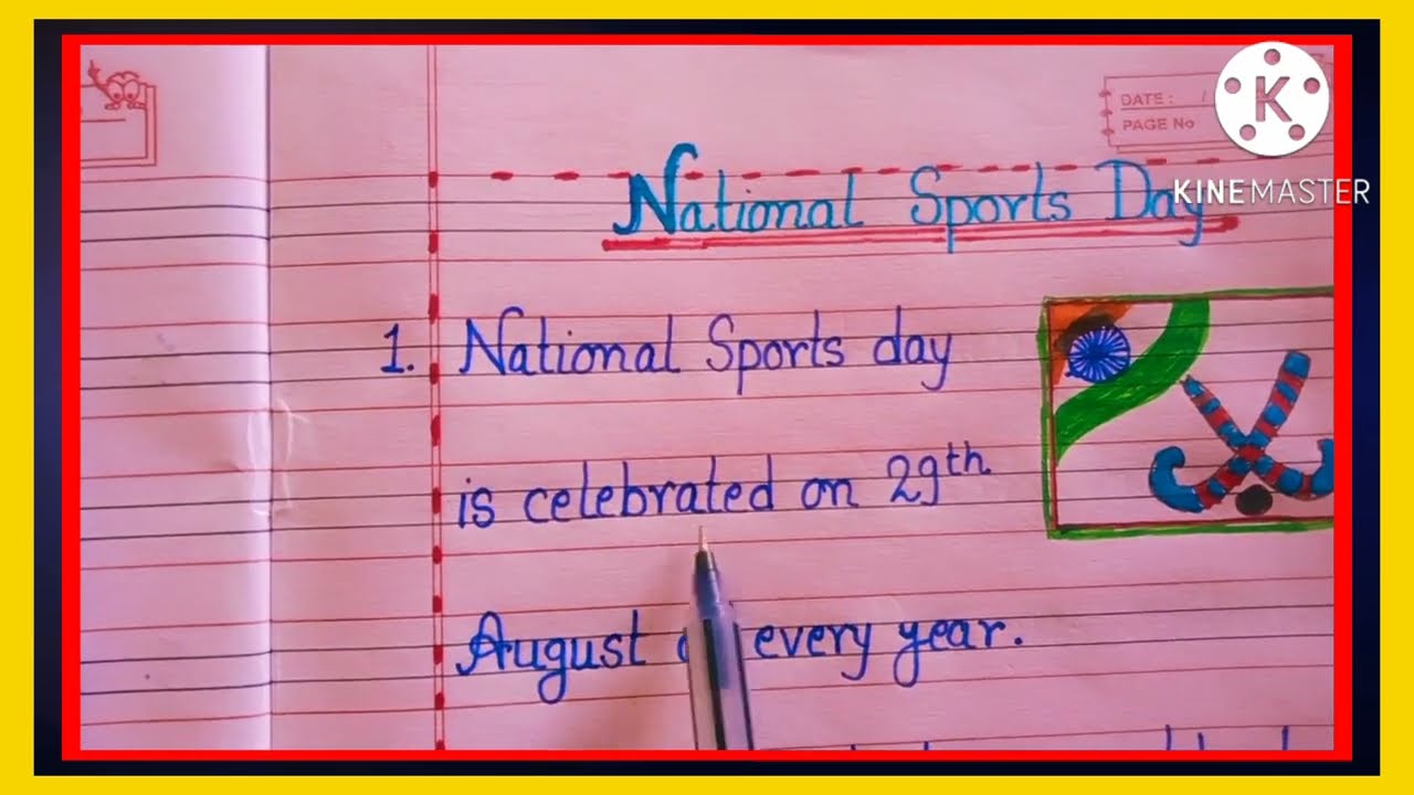 Essay On National Sports Day/National Sports Day Essay In English/10 Lines On Sports Day